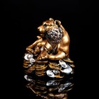 Сувенир "Тигр на монетах", символ года 2022, гипс, 17 см, микс - Фото 4