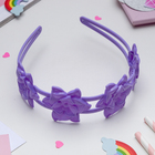 Ободок для волос "Цветы" 4 см роза, микс - Фото 1