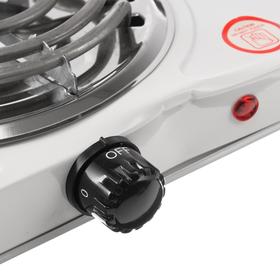 

УЦЕНКА Плитка электрическая LuazON LHP-003, 2 конфорки, 2000 Вт, нагреватель спираль, белая