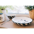 Миска керамическая «Зебра», 300 мл, d=12 см - Фото 8