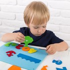 Игрушка из фетра с липучками "Изучаем времена года", лист основа + 39 элементов - Фото 6