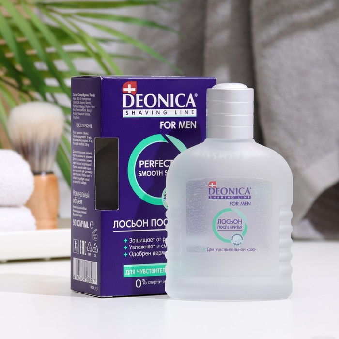 Лосьон после бритья Deonica for Men для чувствительной кожи, 90 мл