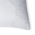 Подушка «Роза», 70×70 см, полиэфирное волокно, белая - Фото 3