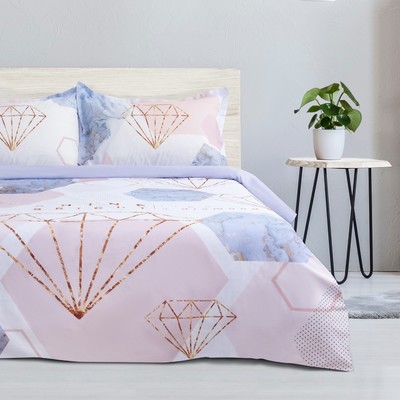 Постельное бельё евро «Этель» Shine bright, поплин