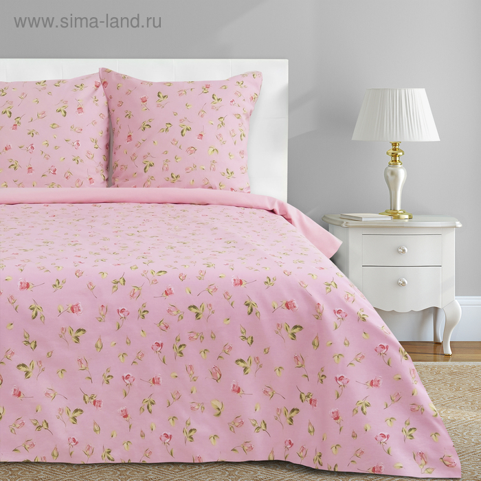 Постельное бельё "Этель" 1.5 сп Roses (вид 1) 143 х 215 см,150 х 214 см, 70 х 70 - 2 шт, бязь - Фото 1