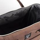 Сумка-рюкзак 2 в 1 на колёсах 18", отдел на молнии, наружный карман, цвет коричневый - Фото 11