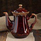 Чайник для заварки "Ажур", коричневый, керамика, 1.2 л - Фото 2