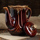 Чайник для заварки "Ажур", коричневый, керамика, 1.2 л - Фото 3