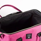 Сумка-рюкзак 2 в 1 на колёсах 18", отдел на молнии, наружный карман, цвет малиновый - Фото 5