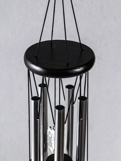 Музыка ветра металл, пластик "Филин на ветке" 5 трубок 60 см