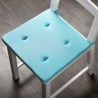 Комплект подушек для стула «Билли», размер 37 х 42 х 3 см - 2 шт, небесно - голубой - Фото 1