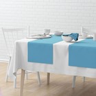 Комплект дорожек на стол «Билли», размер 40 х 150 см - 4 шт, голубой - фото 301480329