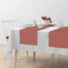 Комплект дорожек на стол «Марси», размер 40 х 150 см - 4 шт, красный - фото 298130579