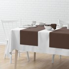 Комплект дорожек на стол «Билли», размер 40 х 150 см - 4 шт, коричневый - фото 307058716