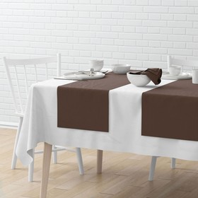 Комплект дорожек на стол «Билли», размер 40 х 150 см - 4 шт, коричневый