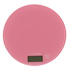 Весы кухонные Luazon LVK-701, электронные, до 5 кг, бледно-розовые - Фото 2