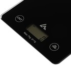 Весы кухонные Luazon LVK-702, электронные, до 7 кг, чёрные - фото 8437933