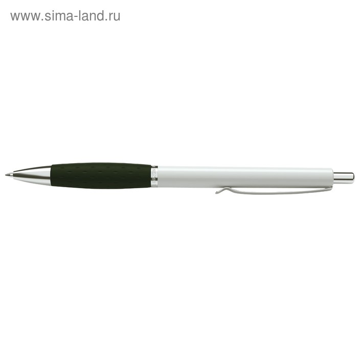 Ручка шариковаяя автомат WANG, толщина линии 0,4мм, рез/черн, синяя 7513 - Фото 1