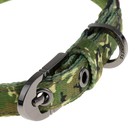 Ошейник Dogness Camo, S, 31-42 х 1,6 см, до 12 кг, нейлон/неопрен, зеленый - Фото 3