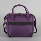Сумка-рюкзак 2 в 1 на колёсах 18", отдел на молнии, наружный карман, цвет фиолетовый - фото 8437958