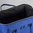 Сумка-рюкзак 2 в 1 на колёсах 18", отдел на молнии, наружный карман, цвет синий - фото 9556556