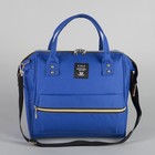 Сумка-рюкзак 2 в 1 на колёсах 18", отдел на молнии, наружный карман, цвет синий - фото 9556559