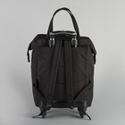 Сумка-рюкзак 2 в 1 на колёсах 18", отдел на молнии, наружный карман, цвет чёрный - фото 8437963