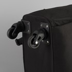 Сумка-рюкзак 2 в 1 на колёсах 18", отдел на молнии, наружный карман, цвет чёрный - фото 8437964