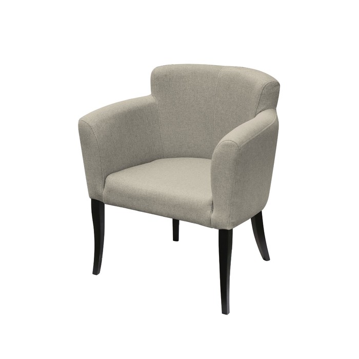 Кресло «Неаполь», ткань велюр, опоры массив венге, цвет боне - фото 1908431322