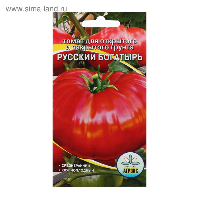 Семена Томат «Русский богатырь», среднеранний, 20 шт. - Фото 1