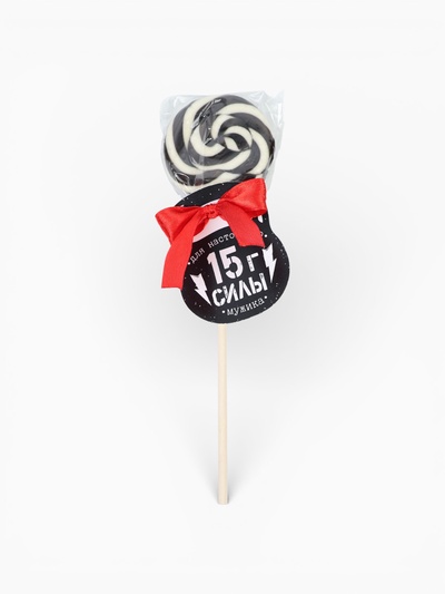 Леденец на палочке «15 г силы», вкус: кола, 15 г