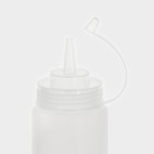 Бутылка для соусов, 700 мл, 26.5×6 см, пластик, белая - Фото 2