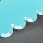 Шпатель кондитерский Доляна «Волны», 18×11,5 см, цвет голубой - Фото 2