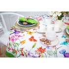 Скатерть "Луговые цветы" d=220 см, 100% хл, саржа 190 гр/м2 - фото 25924008