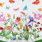 Скатерть "Луговые цветы" d=220 см, 100% хл, саржа 190 гр/м2 - фото 25924003