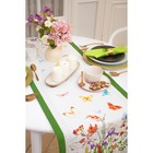 Дорожка на стол «Луговые цветы», 40×146 см±3 см, 100% хлопок, саржа 190 г/м² - Фото 5