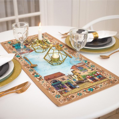 Дорожка на стол Этель «Италия» 30х70 см, 100% хлопок, саржа 190 гр/м2