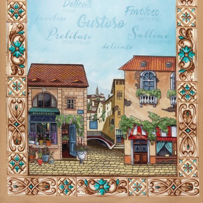 Дорожка на стол Этель «Италия» 30х70 см, 100% хлопок, саржа 190 гр/м2