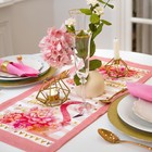 Дорожка на стол Этель «Фламинго» 30х70 см, 100% хлопок, саржа 190 гр/м2 - Фото 2