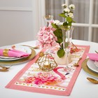 Дорожка на стол Этель «Фламинго» 30х70 см, 100% хлопок, саржа 190 гр/м2 - Фото 9
