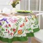 Скатерть «Этель. Луговые цветы» d=150 см, 100% хлопок, саржа 190 г/м² - Фото 1