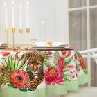 Скатерть «Этель. Экзотический сад», d=220±3 см, 100% хлопок, саржа 190 г/м² - Фото 1