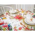 Скатерть «Этель. Экзотический сад», d=220±3 см, 100% хлопок, саржа 190 г/м² - Фото 5