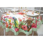 Скатерть «Этель. Экзотический сад», d=220±3 см, 100% хлопок, саржа 190 г/м² - Фото 6