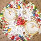 Скатерть «Этель. Экзотический сад», d=220±3 см, 100% хлопок, саржа 190 г/м² - Фото 9