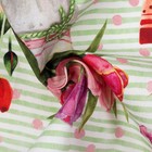 Дорожка на стол "Этель" Тюльпаны  30х70 см, 100% хл, саржа 190 гр/м2 - Фото 7