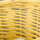 Корзина плетёная, жёлтая, 18×15×9 см, ива - Фото 5