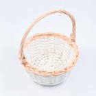 Набор корзин, 3 шт, 36×14×39 см, 32×12×34 см, 27×11×29 см, ива - Фото 5