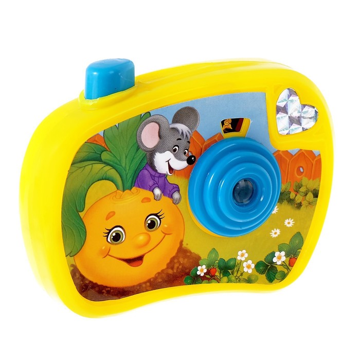 Фотоаппарат с проектором «Любимая сказка», цвет жёлтый - фото 1908431626