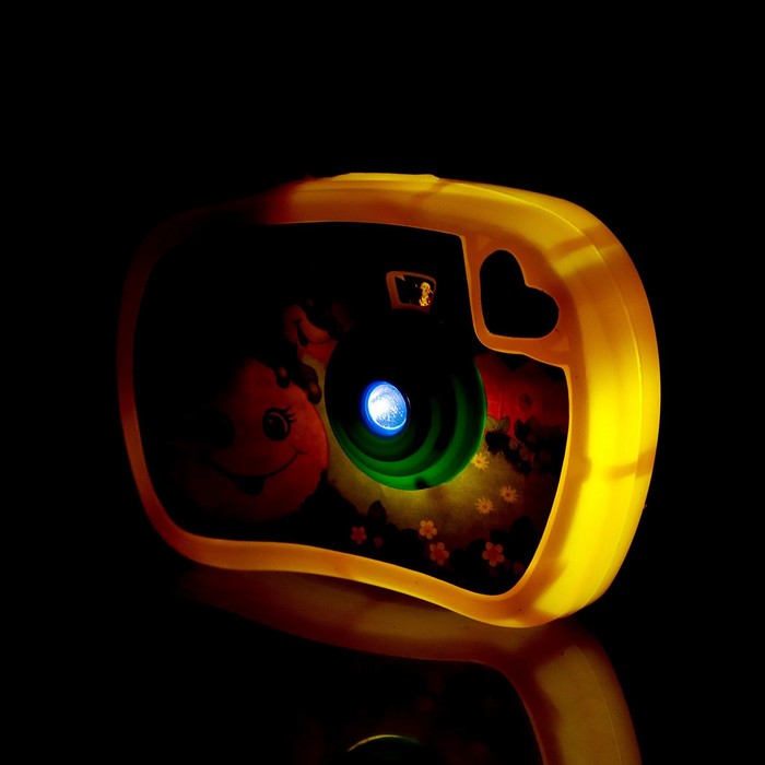 Фотоаппарат с проектором «Любимая сказка», цвет жёлтый - фото 1908431627